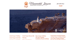 Desktop Screenshot of mygrandcanyonwedding.com